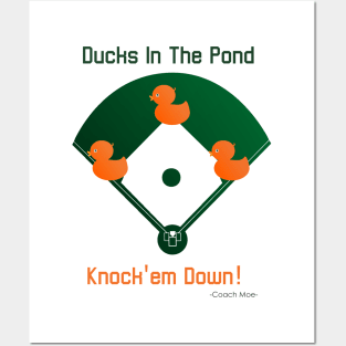 Ducks in the Pond, Knock 'em Down Design Posters and Art